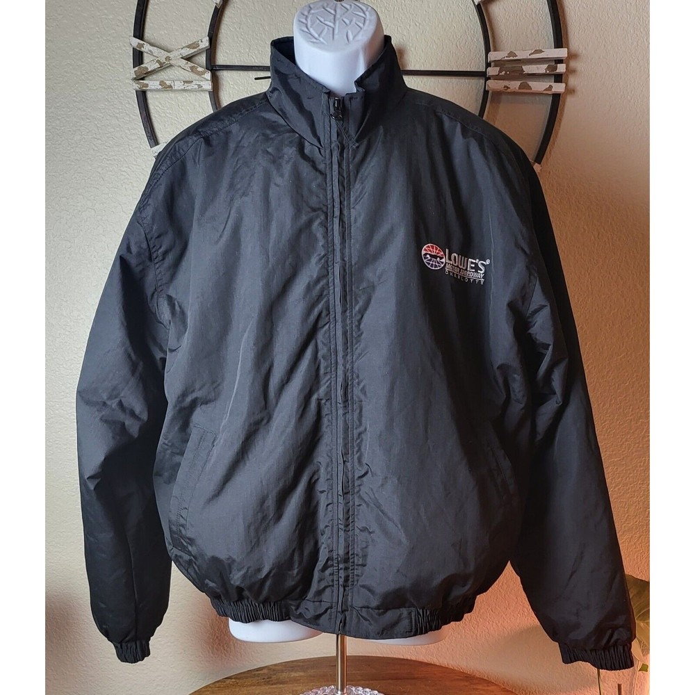 VTG SMI Properties Embroidered Lowes Motor Speedway Full Zip Jacket Men's Size L